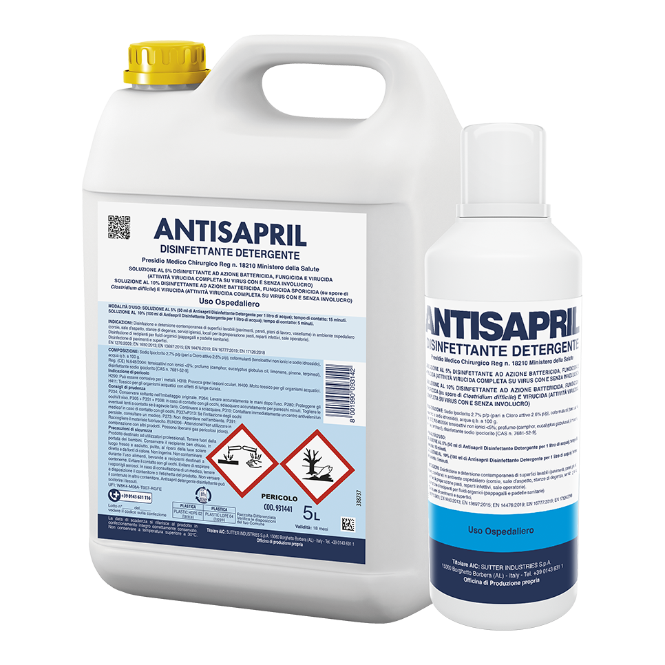 ANTISAPRIL - DISINFETTANTE DETERGENTE